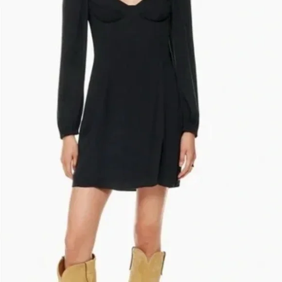 Wilfred Novella Black Mini Dress - Picture 5 of 5